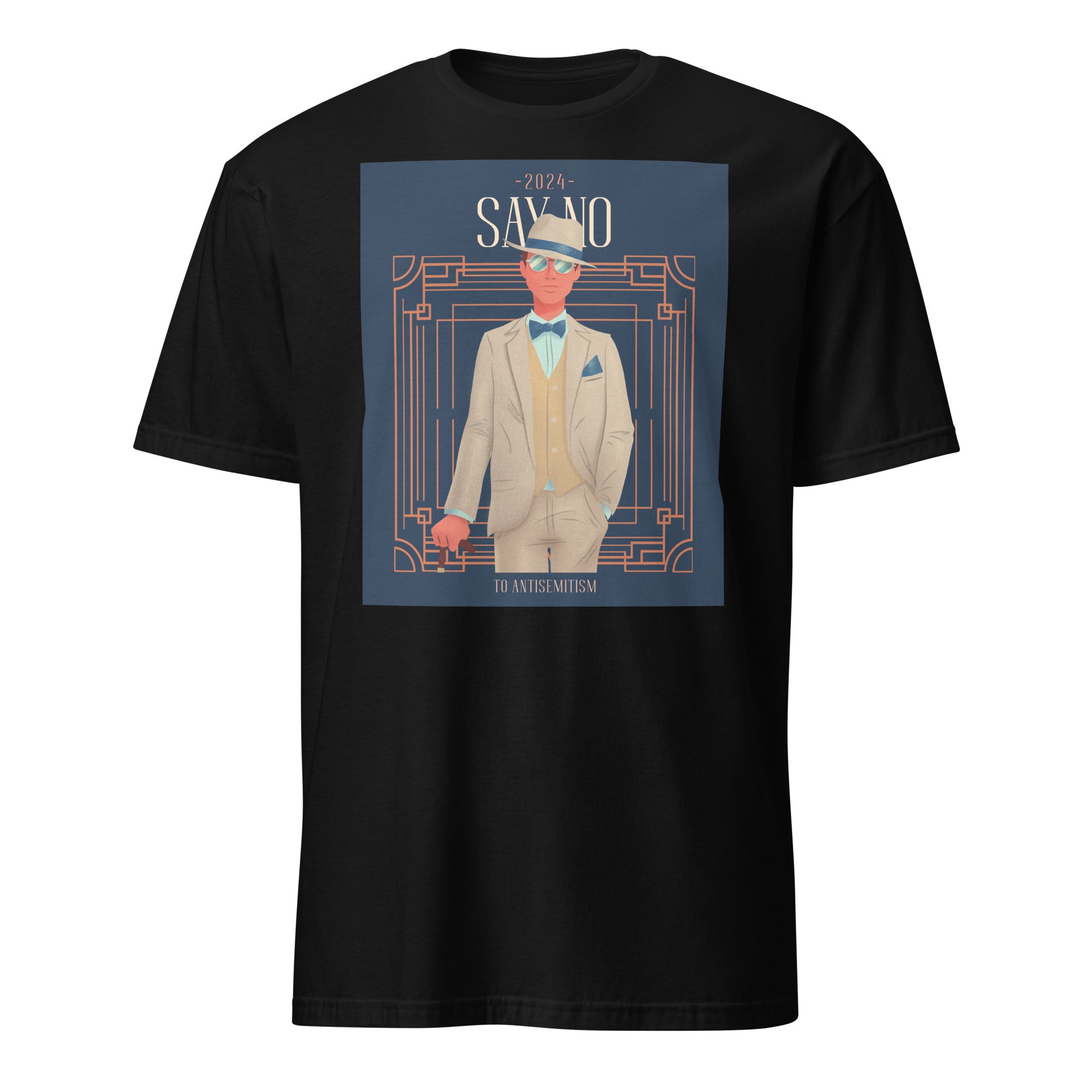Art Deco Love Story | No Antisemitism | Unisex T-Shirt