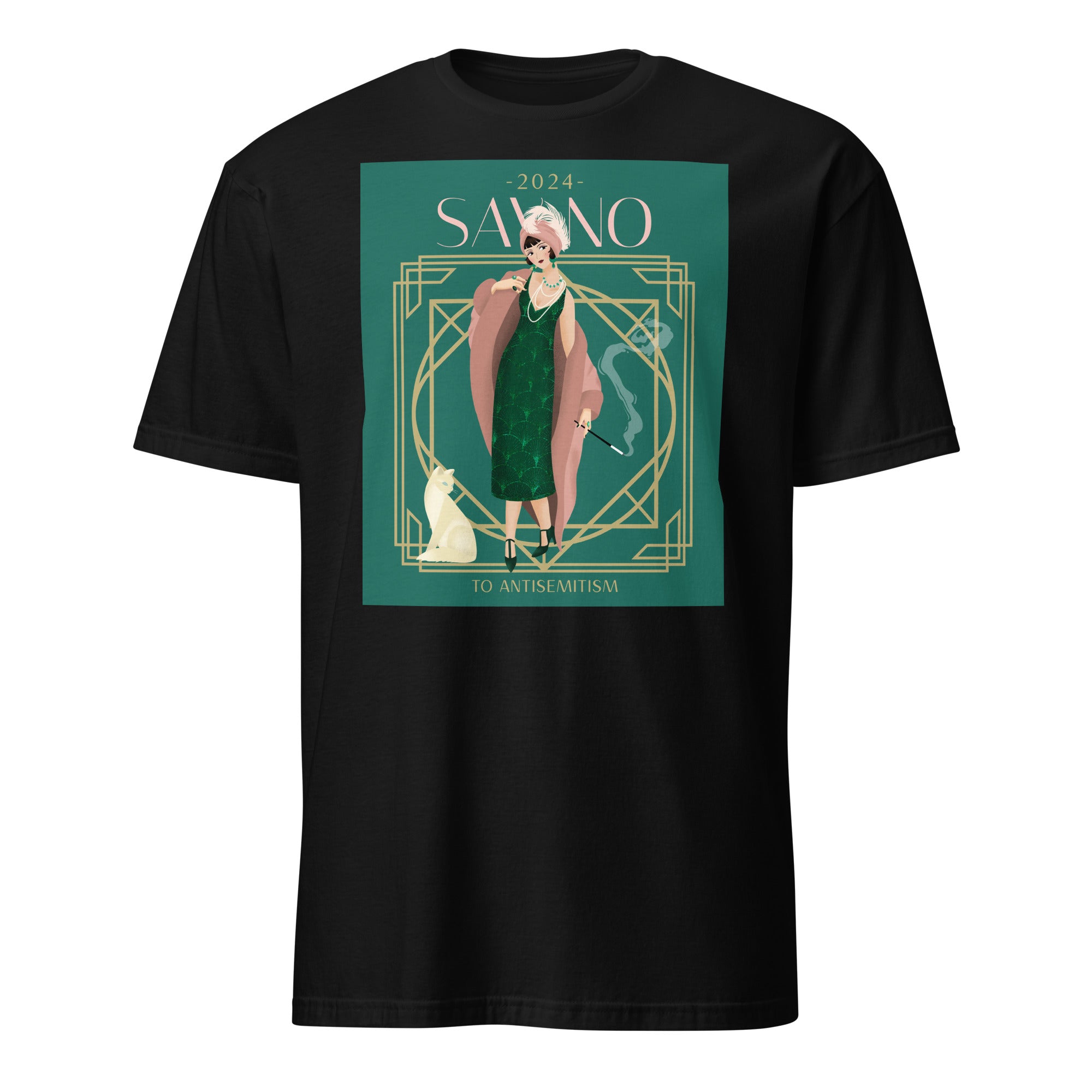 Art Deco Love Story | No Antisemitism | Unisex T-Shirt