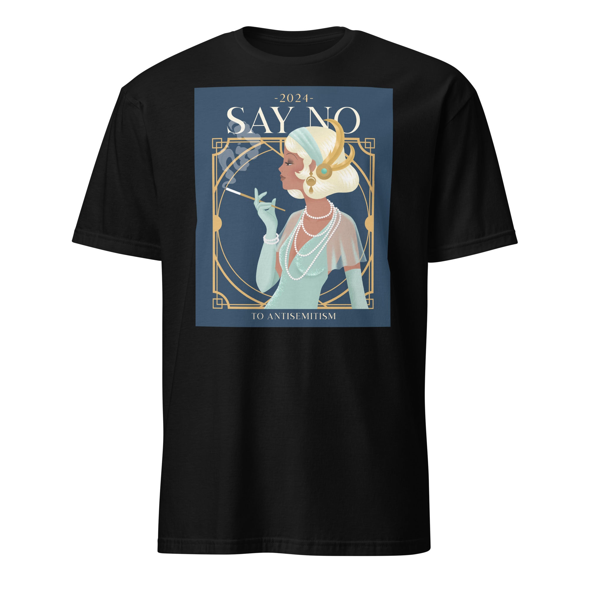 Art Deco Love Story | No Antisemitism | Unisex T-Shirt