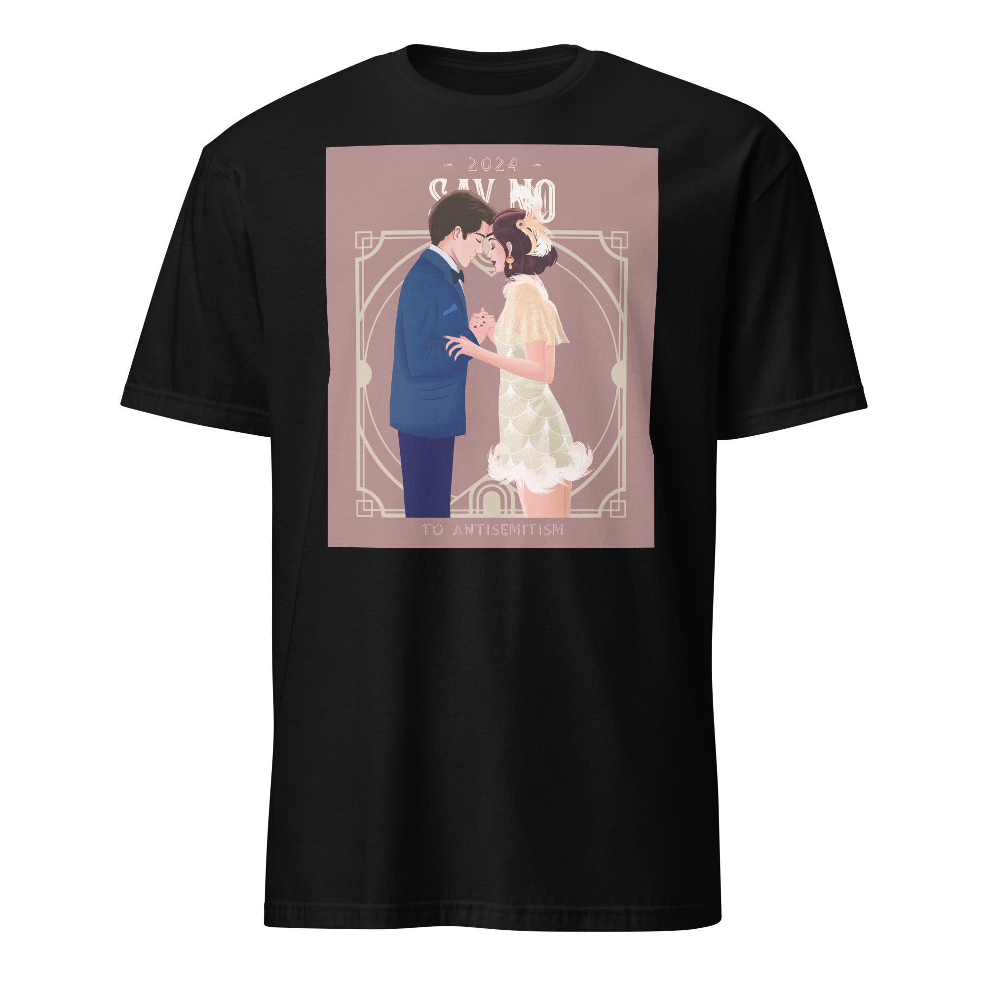 Art Deco Love Story | No Antisemitism | Unisex T-Shirt