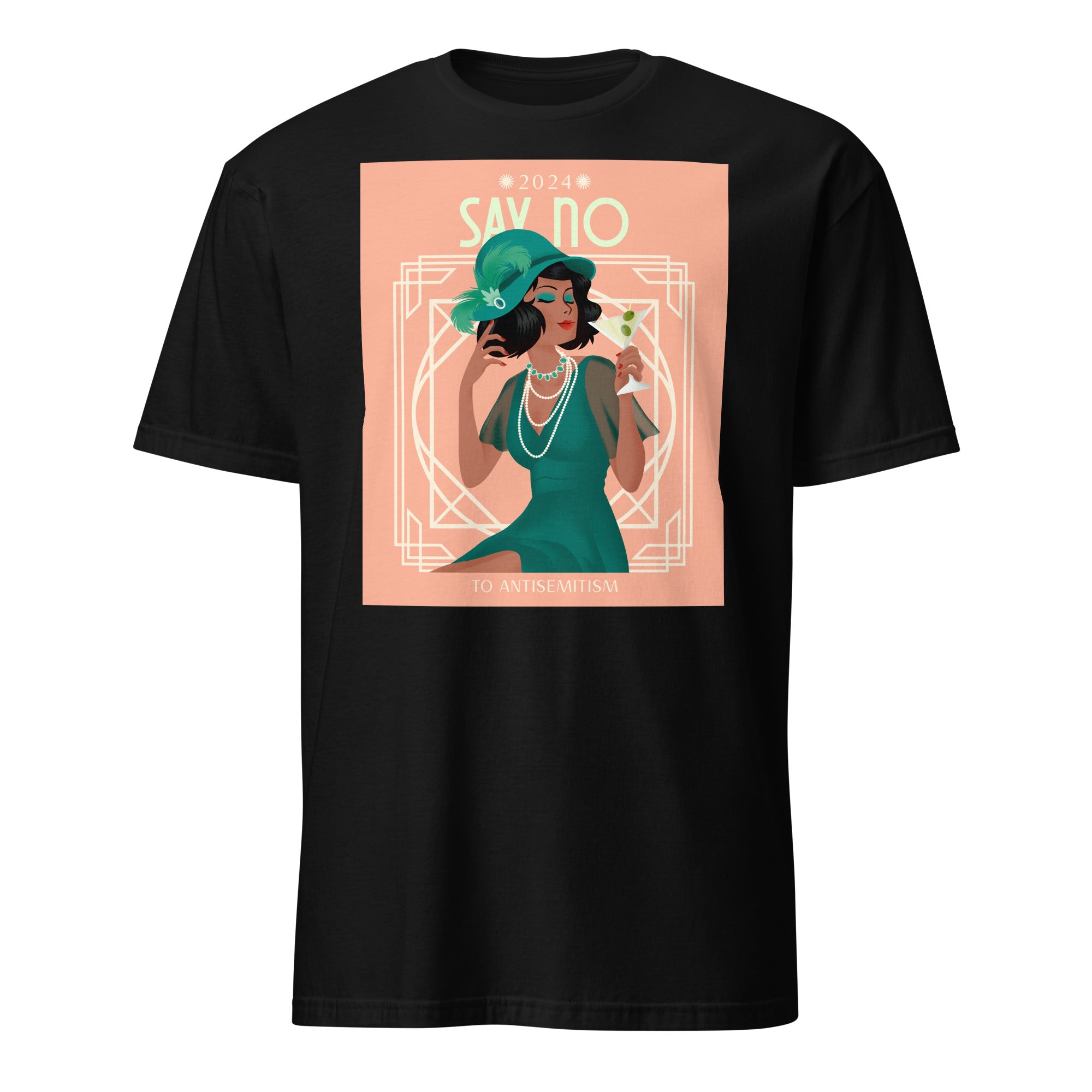 Art Deco Love Story | No Antisemitism | Unisex T-Shirt