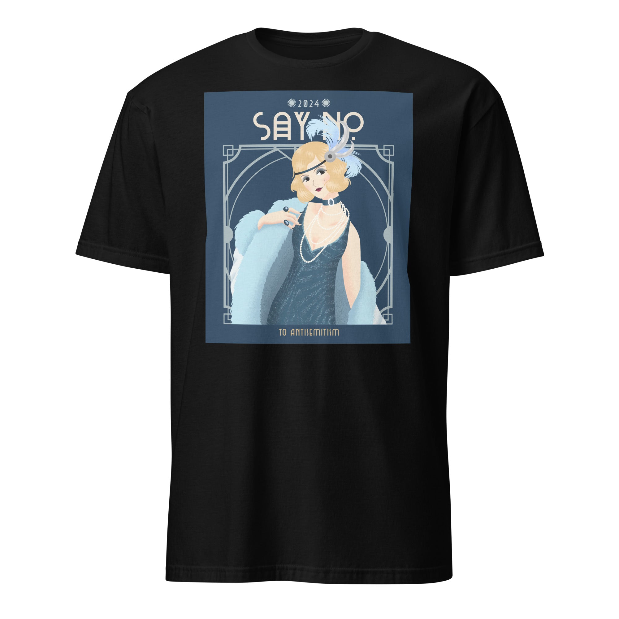 Art Deco Love Story | No Antisemitism | Unisex T-Shirt