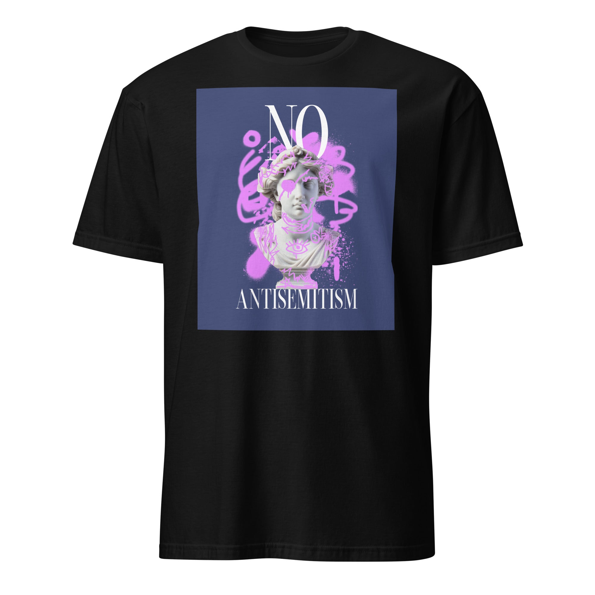 Graffiti Statue Anthem | No Antisemitism | Unisex T-Shirt