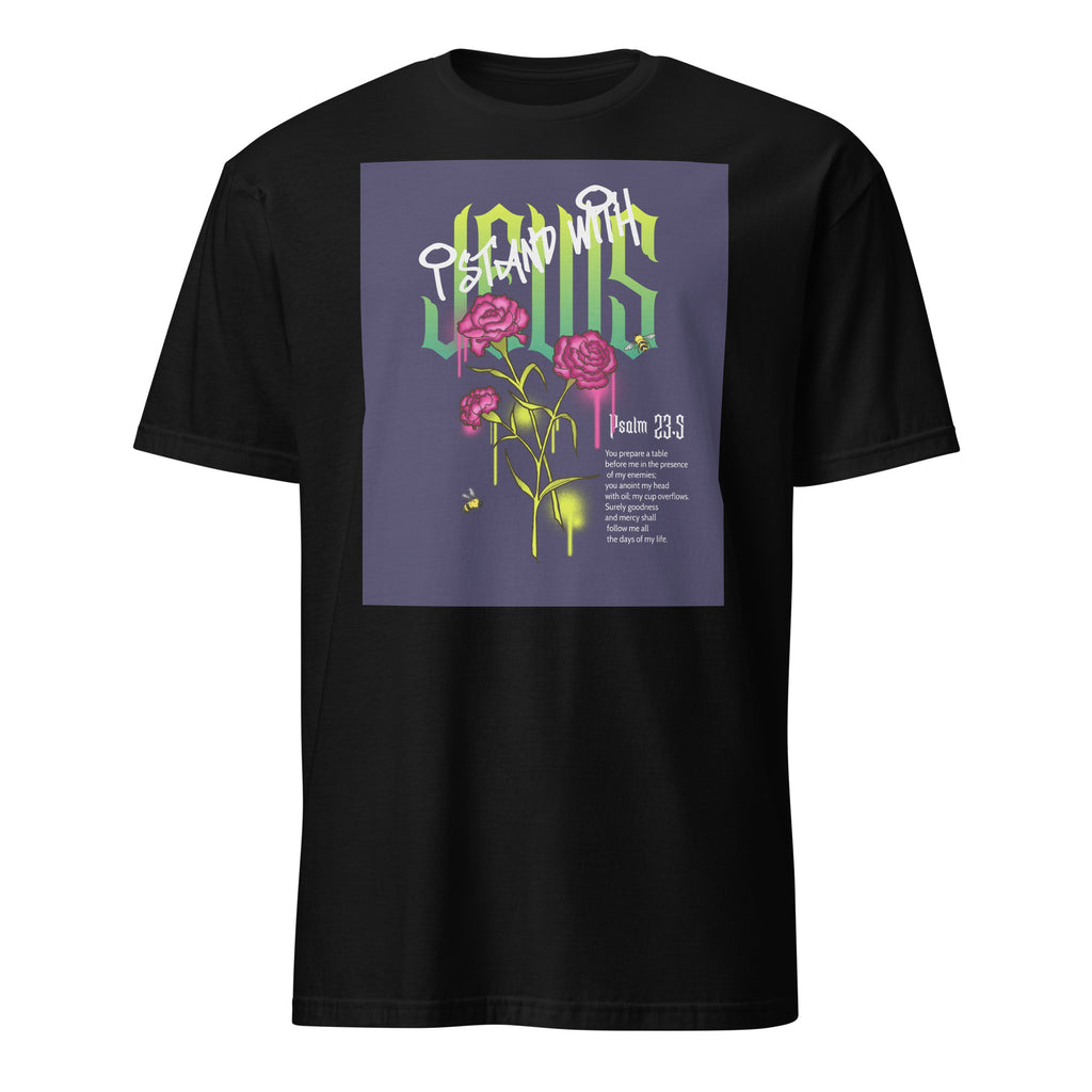 I Stand With Jews | Flower Christian Bible Verse | Unisex T-Shirt