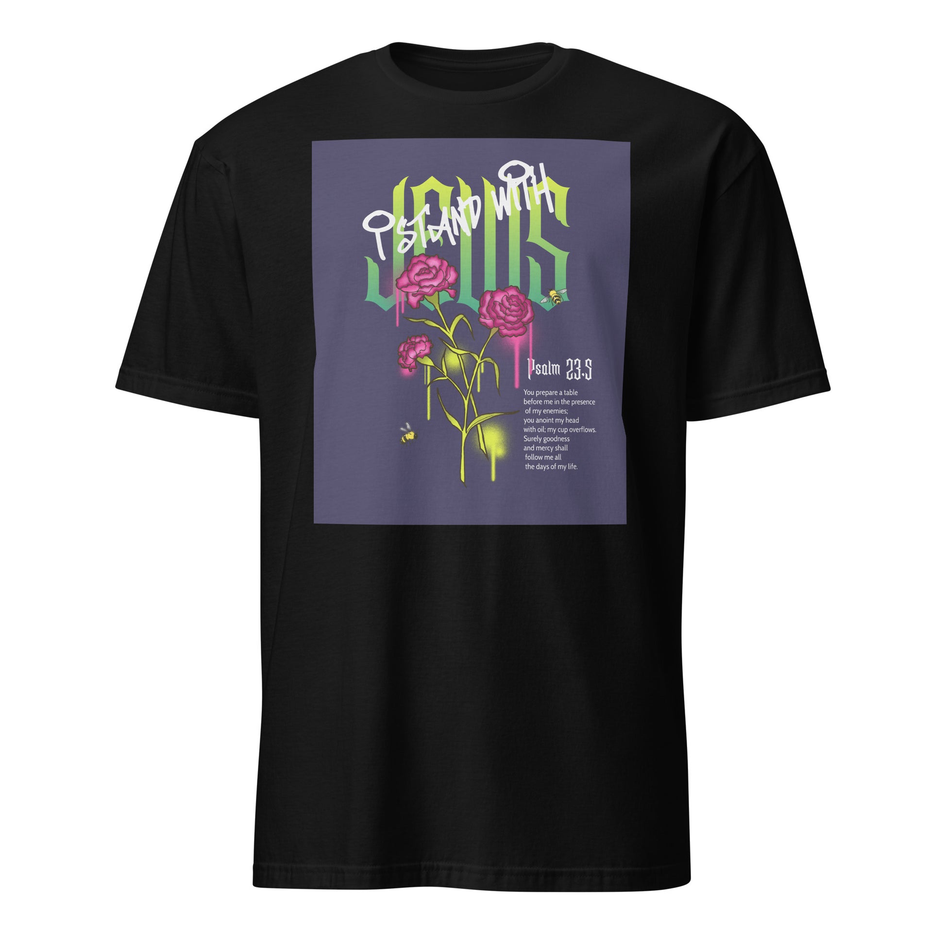 I Stand With Jews | Flower Christian Bible Verse | Unisex T-Shirt
