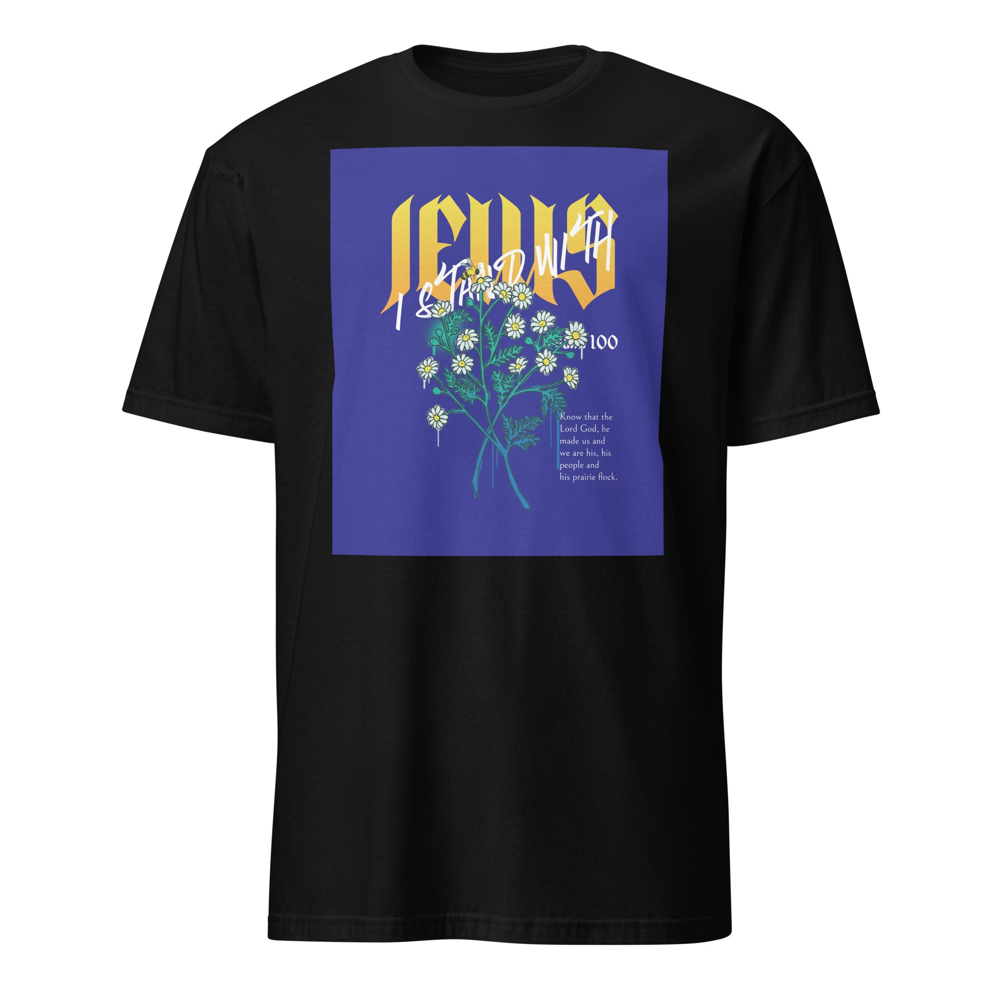 I Stand With Jews | Flower Christian Bible Verse | Unisex T-Shirt