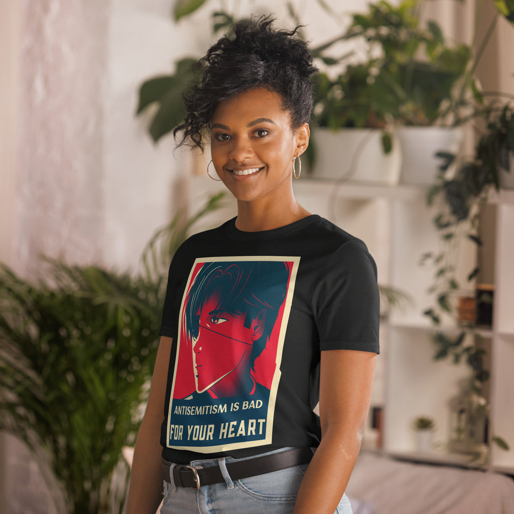 Anime Hero | Antisemitism | Unisex T-Shirt Jouparty