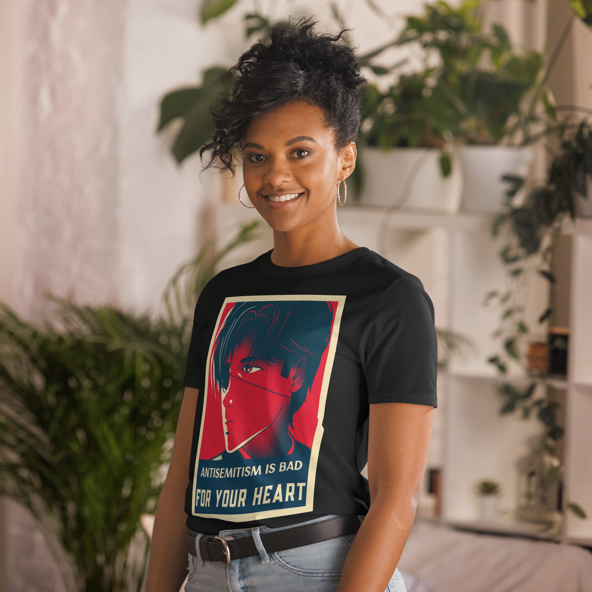 Anime Hero | Antisemitism | Unisex T-Shirt Jouparty