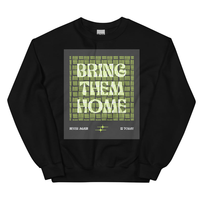 Bring Them Home | Neon Green Doodle | Unisex Sweatshirt