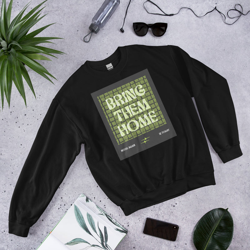 Bring Them Home | Neon Green Doodle | Unisex Sweatshirt