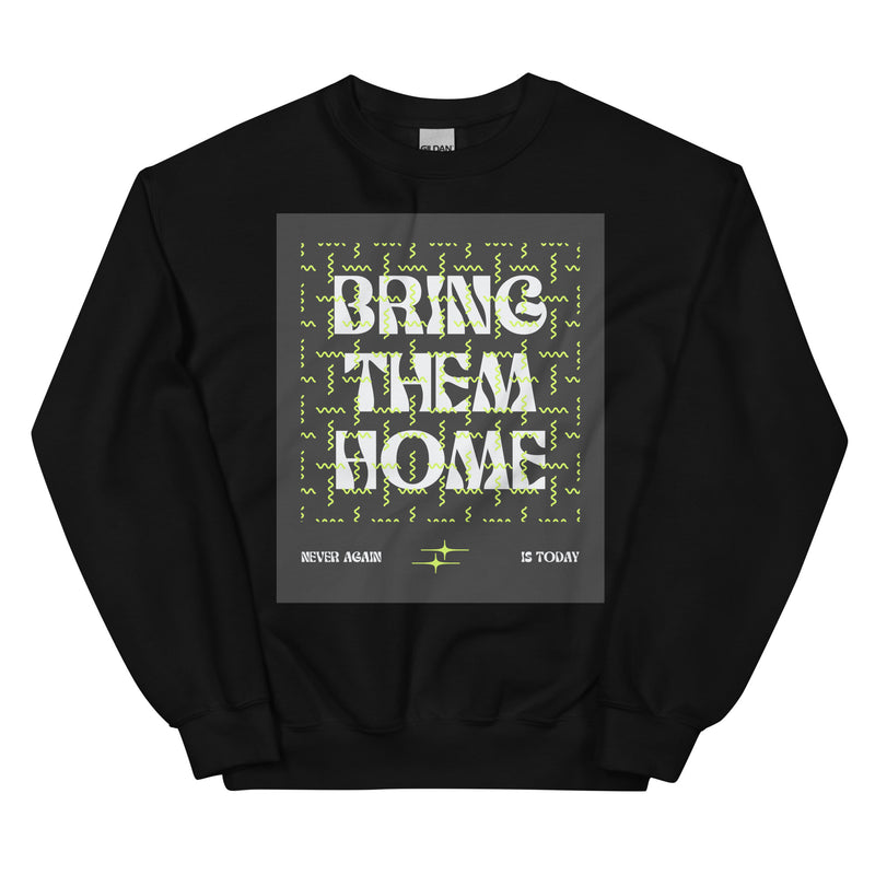 Bring Them Home | Neon Green Doodle | Unisex Sweatshirt