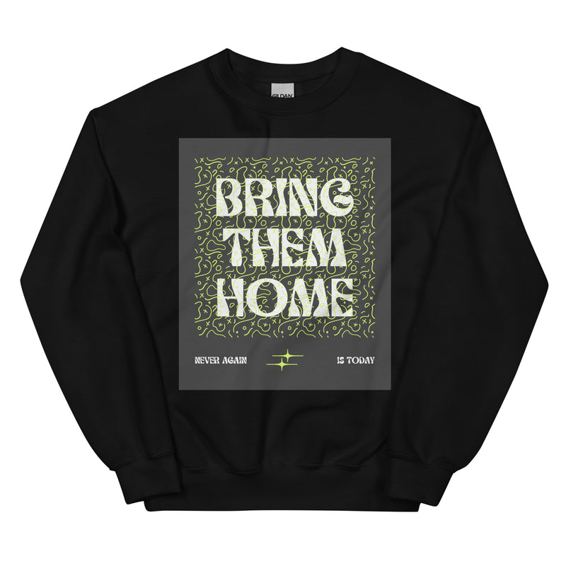 Bring Them Home | Neon Green Doodle | Unisex Sweatshirt