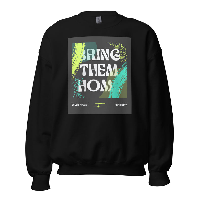 Bring Them Home | Neon Green Doodle | Unisex Sweatshirt