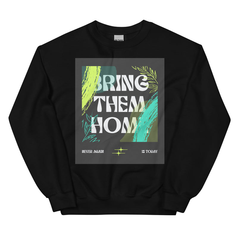 Bring Them Home | Neon Green Doodle | Unisex Sweatshirt