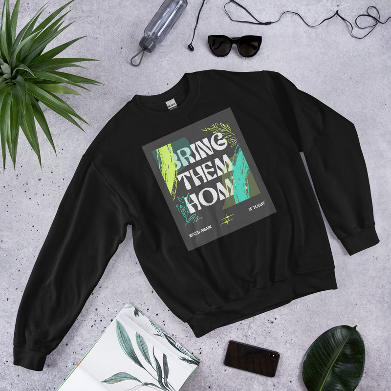 Bring Them Home | Neon Green Doodle | Unisex Sweatshirt