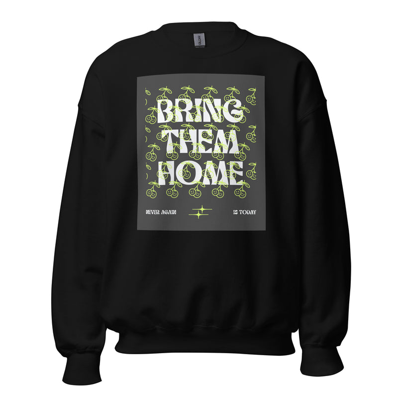 Bring Them Home | Neon Green Doodle | Unisex Sweatshirt