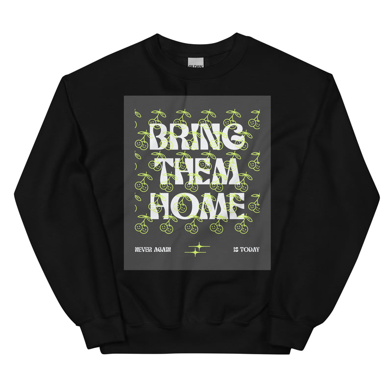 Bring Them Home | Neon Green Doodle | Unisex Sweatshirt