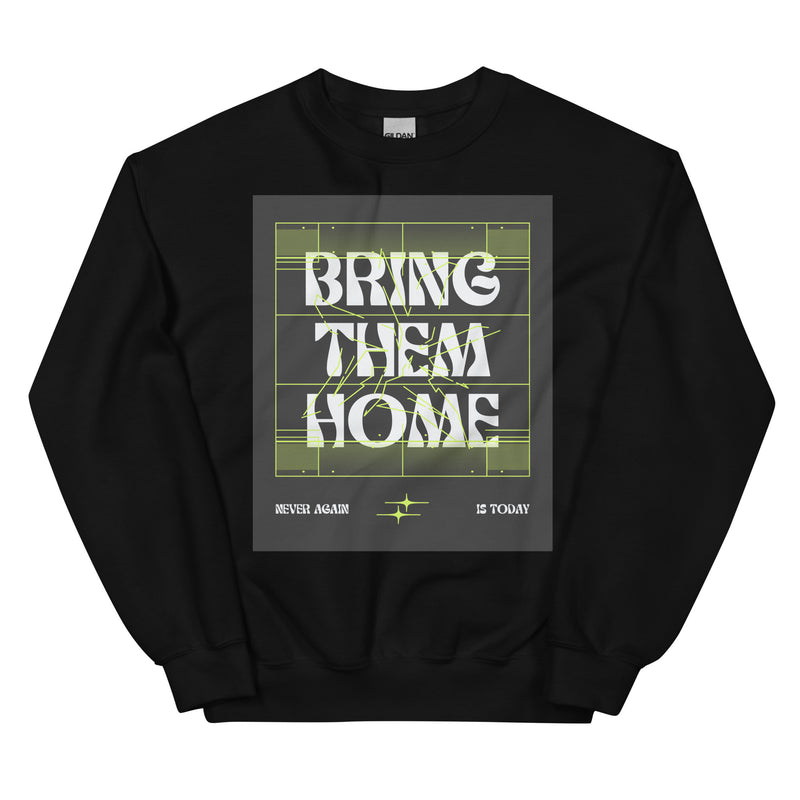 Bring Them Home | Neon Green Doodle | Unisex Sweatshirt