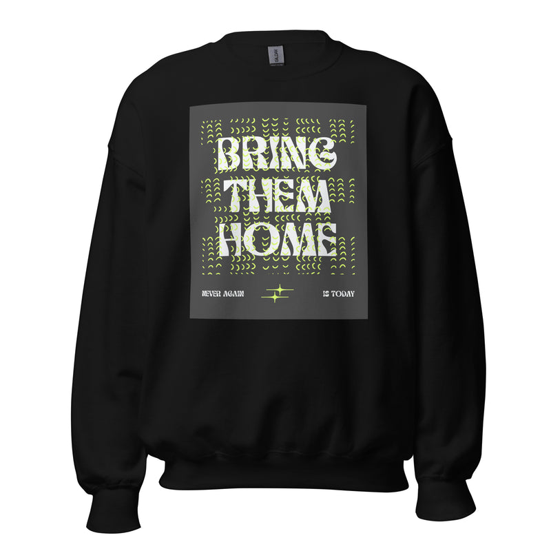 Bring Them Home | Neon Green Doodle | Unisex Sweatshirt