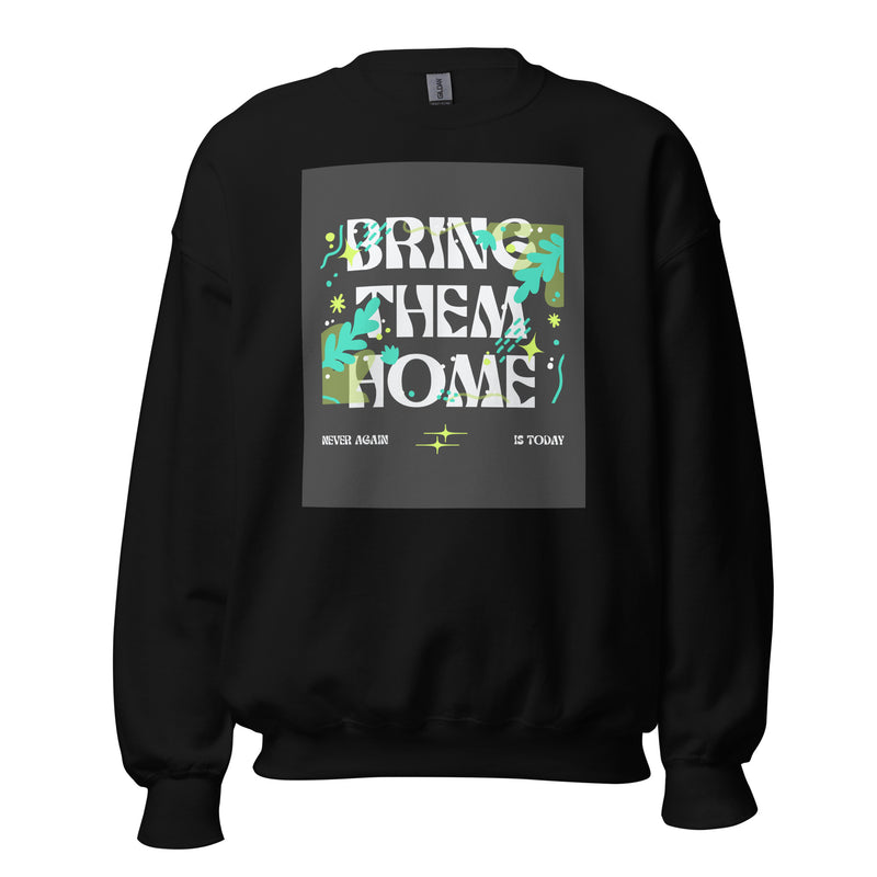 Bring Them Home | Neon Green Doodle | Unisex Sweatshirt