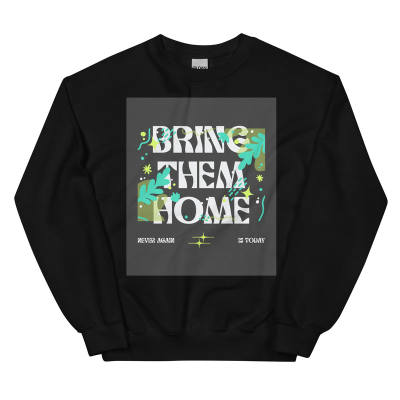 Bring Them Home | Neon Green Doodle | Unisex Sweatshirt