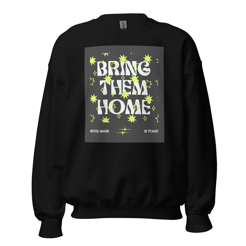Bring Them Home | Neon Green Doodle | Unisex Sweatshirt