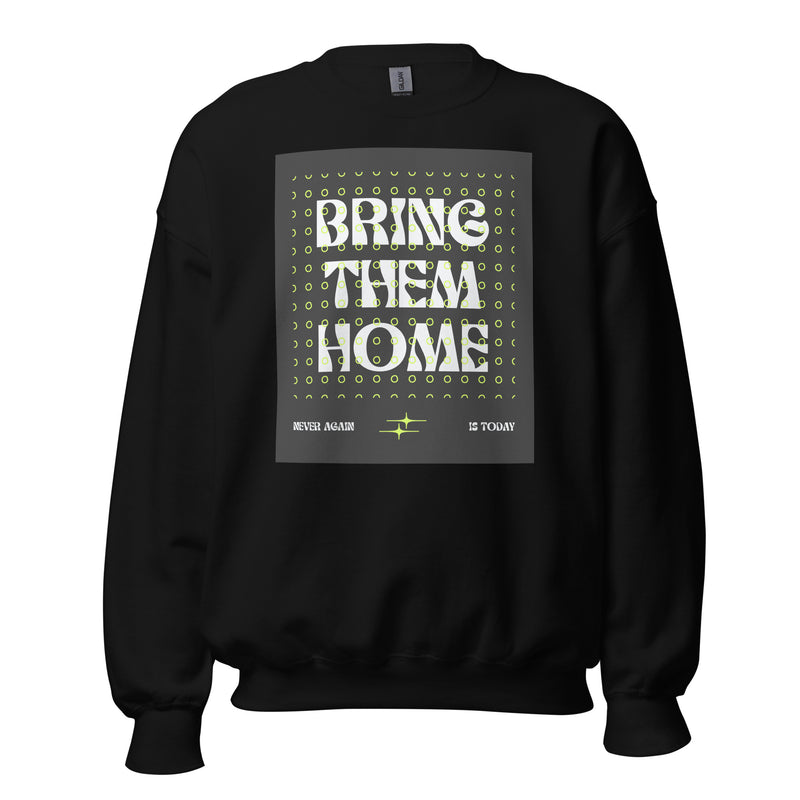 Bring Them Home | Neon Green Doodle | Unisex Sweatshirt