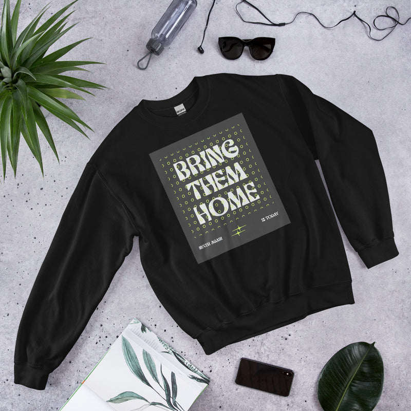 Bring Them Home | Neon Green Doodle | Unisex Sweatshirt