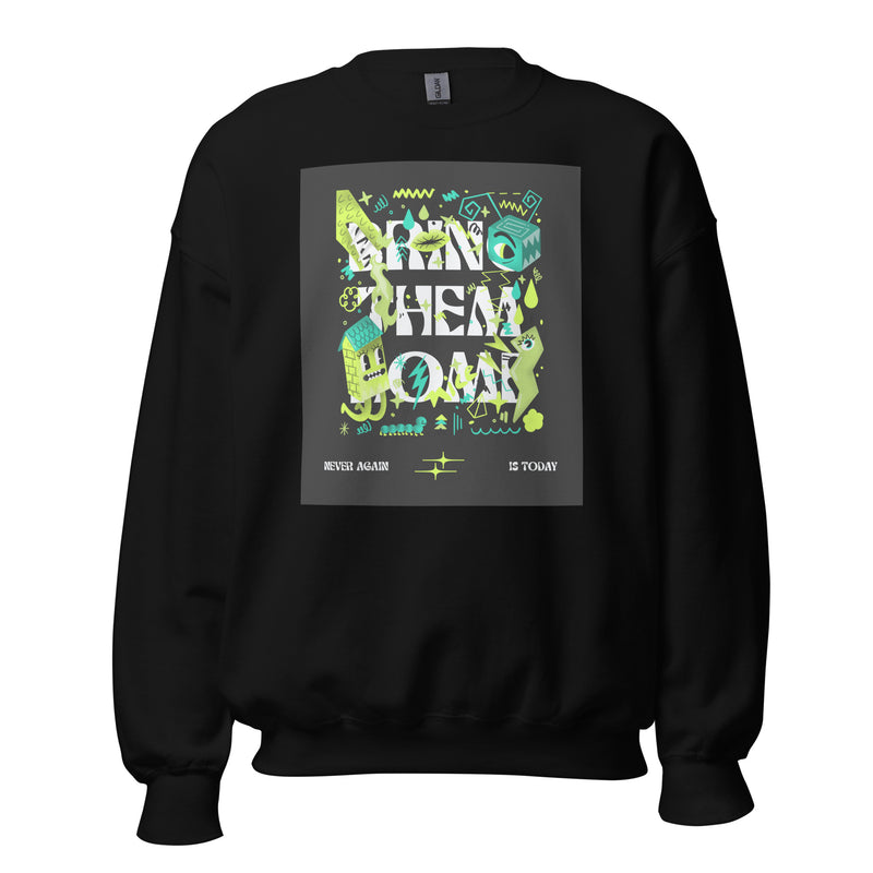 Bring Them Home | Neon Green Doodle | Unisex Sweatshirt