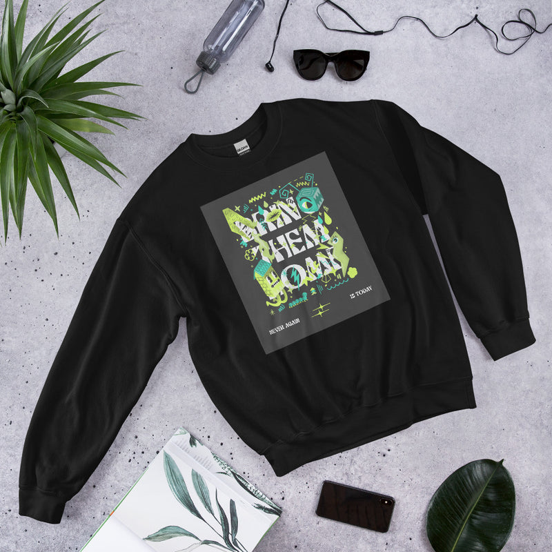 Bring Them Home | Neon Green Doodle | Unisex Sweatshirt