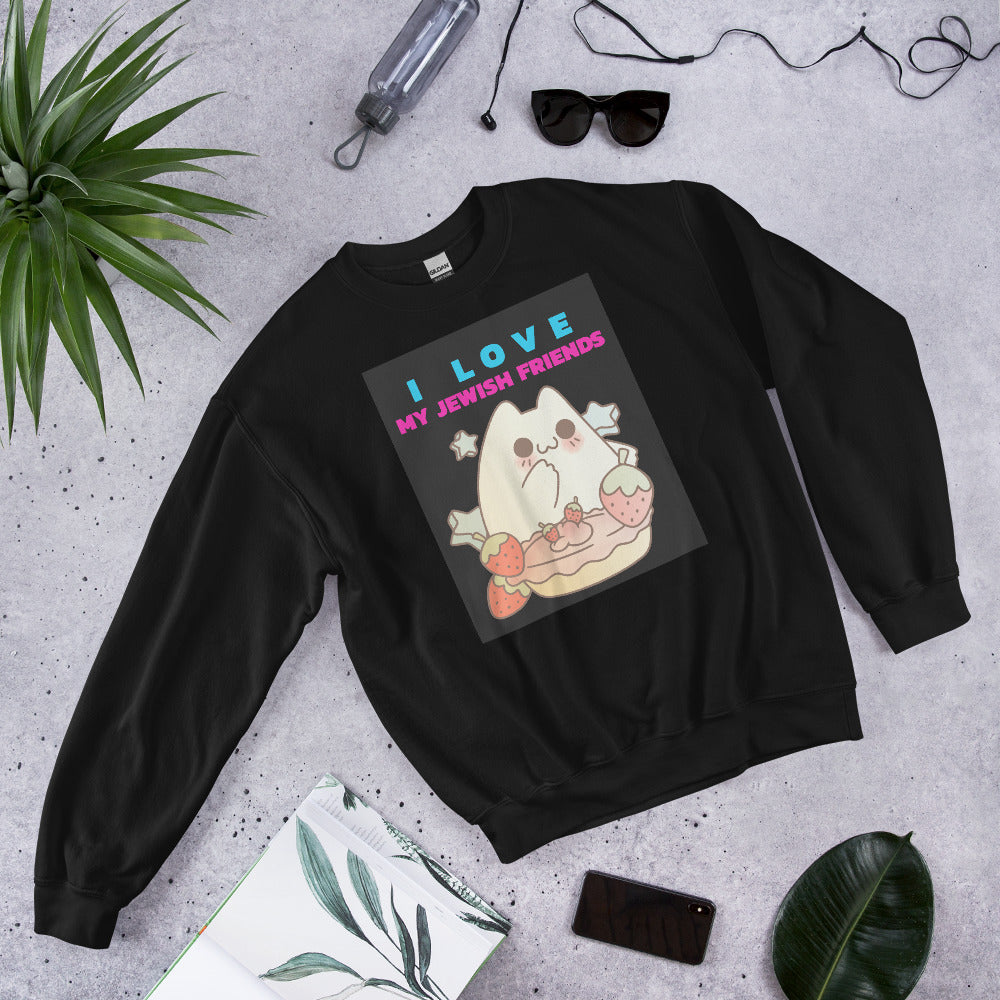 I Love My Jewish Friends | Unisex Sweatshirt Jouparty