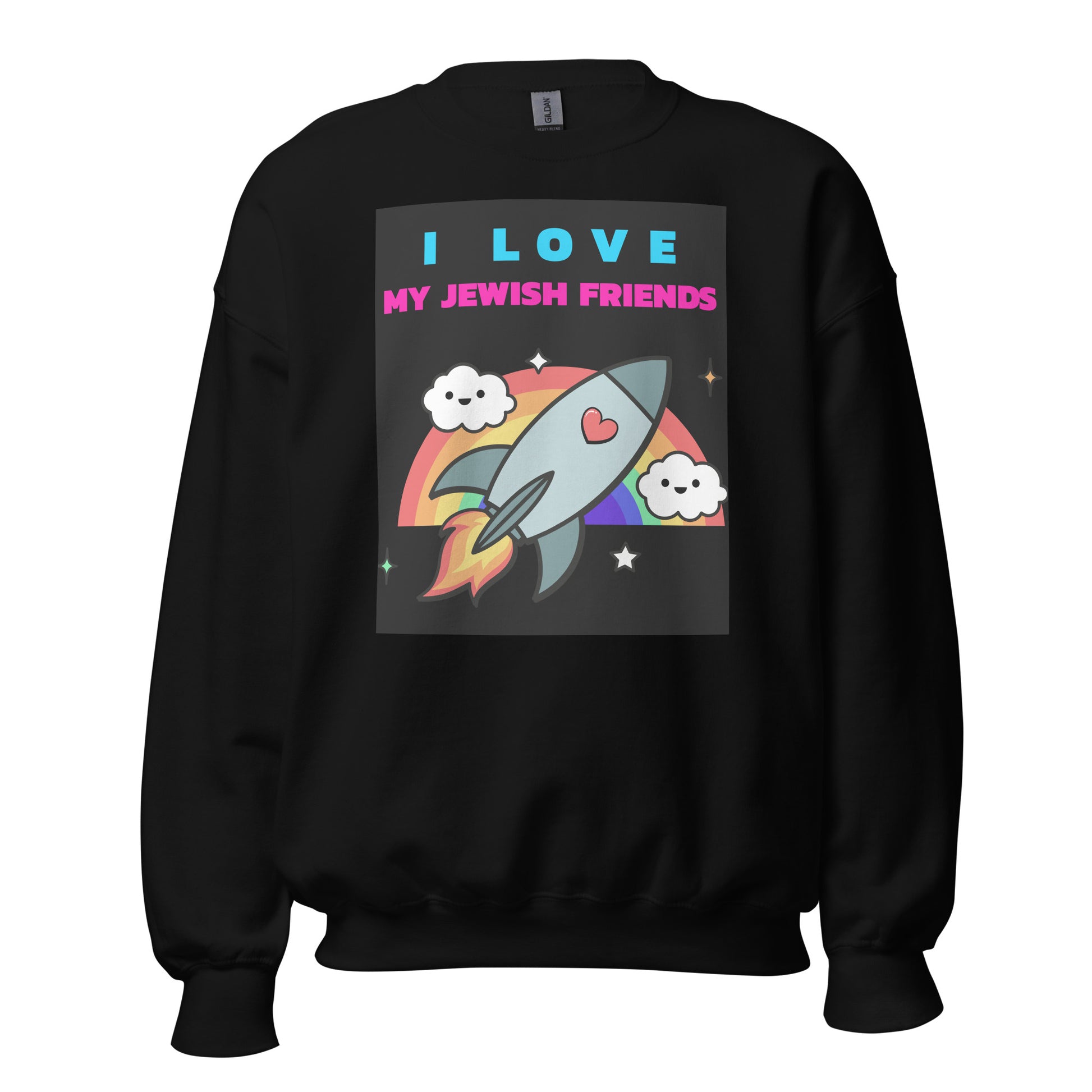 I Love My Jewish Friends | Unisex Sweatshirt Jouparty