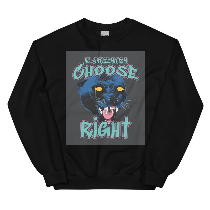 Choose Right | Antisemitism | Unisex Sweatshirt