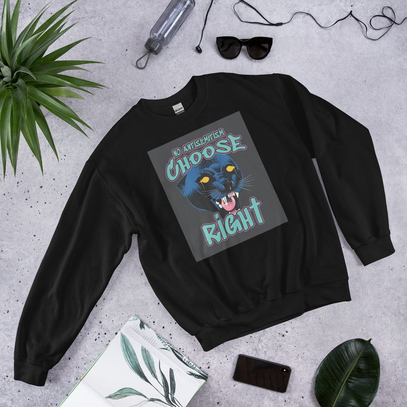 Choose Right | Antisemitism | Unisex Sweatshirt