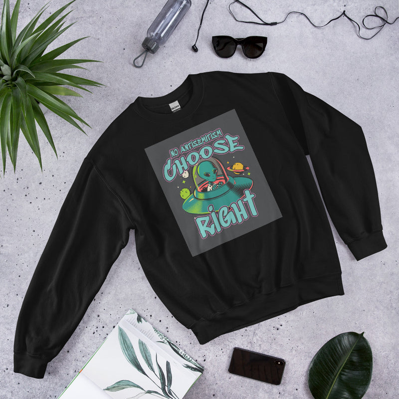 Choose Right | Antisemitism | Unisex Sweatshirt
