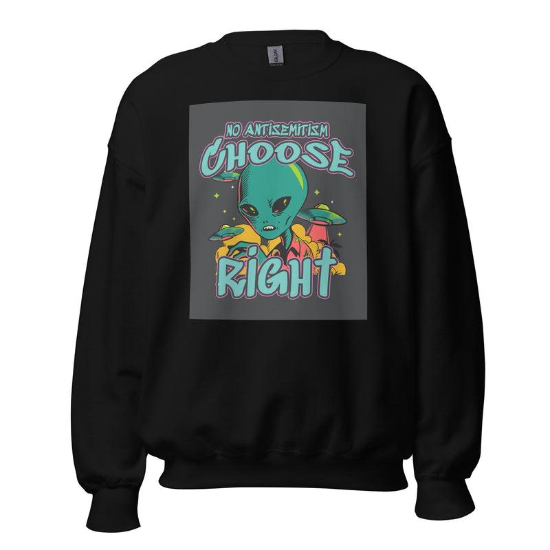 Choose Right | Antisemitism | Unisex Sweatshirt