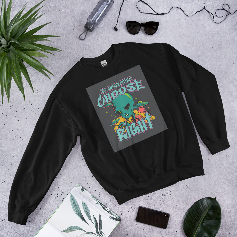 Choose Right | Antisemitism | Unisex Sweatshirt Jouparty