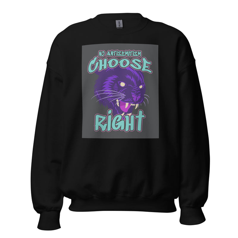 Choose Right | Antisemitism | Unisex Sweatshirt