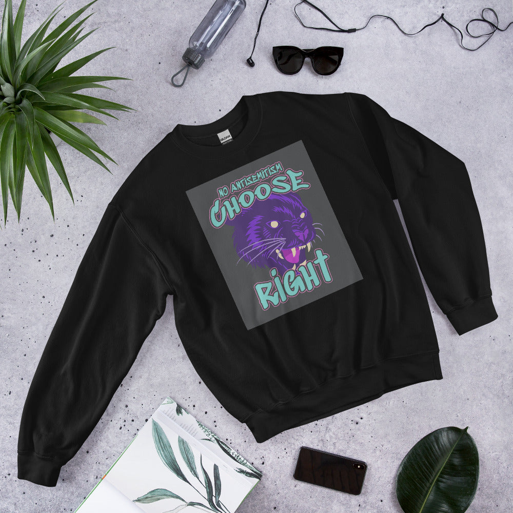Choose Right | Antisemitism | Unisex Sweatshirt Jouparty