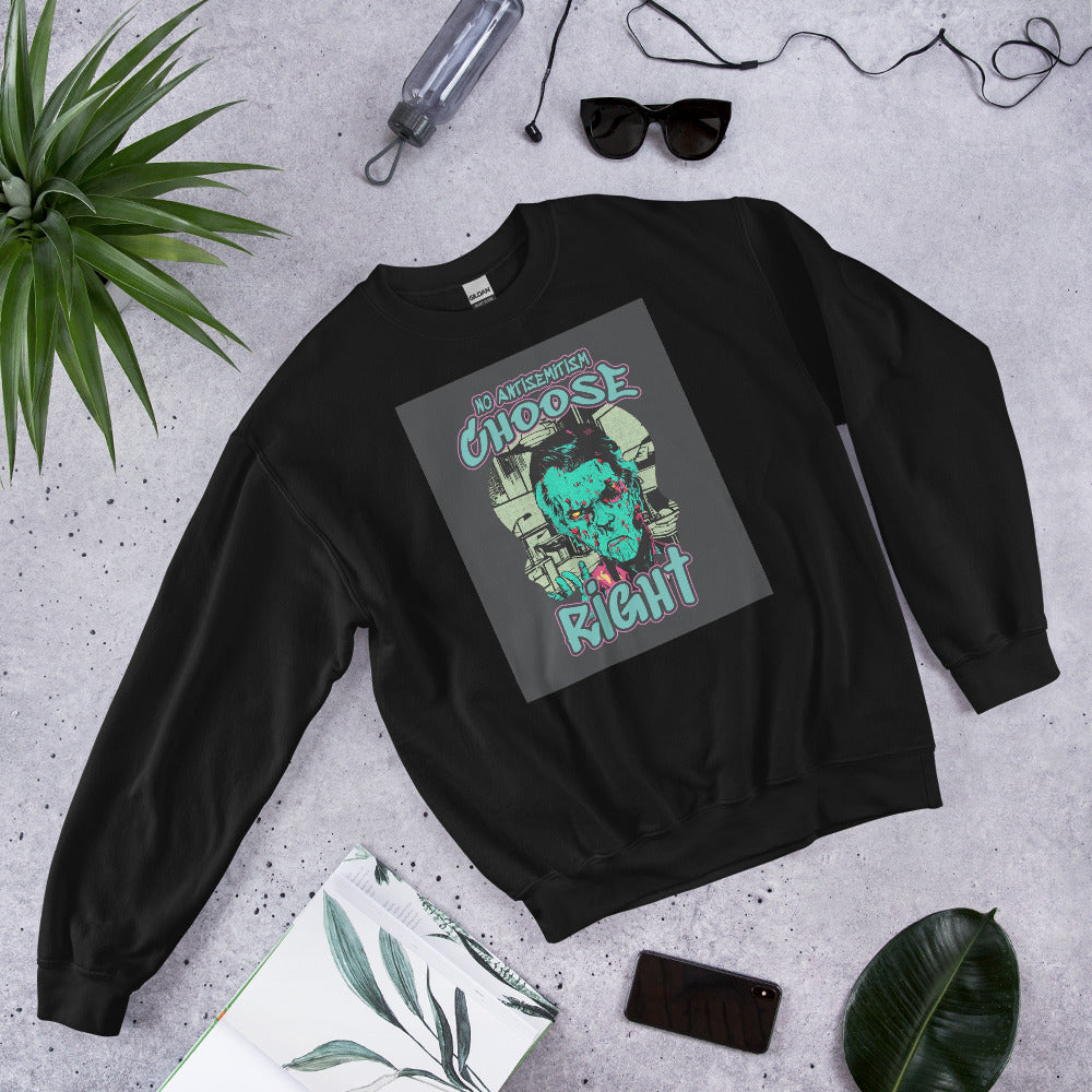 Choose Right | Antisemitism | Unisex Sweatshirt Jouparty