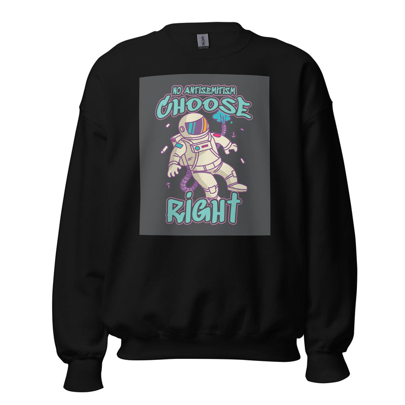 Choose Right | Antisemitism | Unisex Sweatshirt
