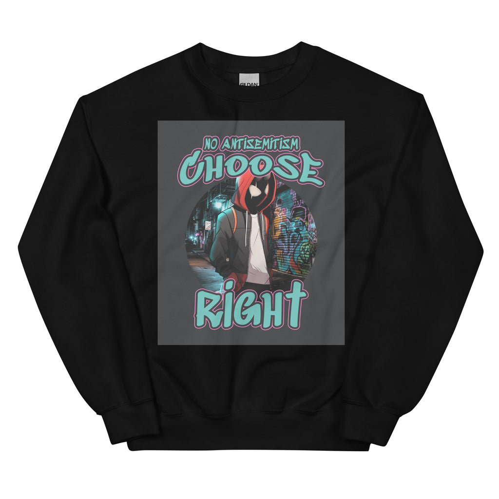 Choose Right | Antisemitism | Unisex Sweatshirt Jouparty