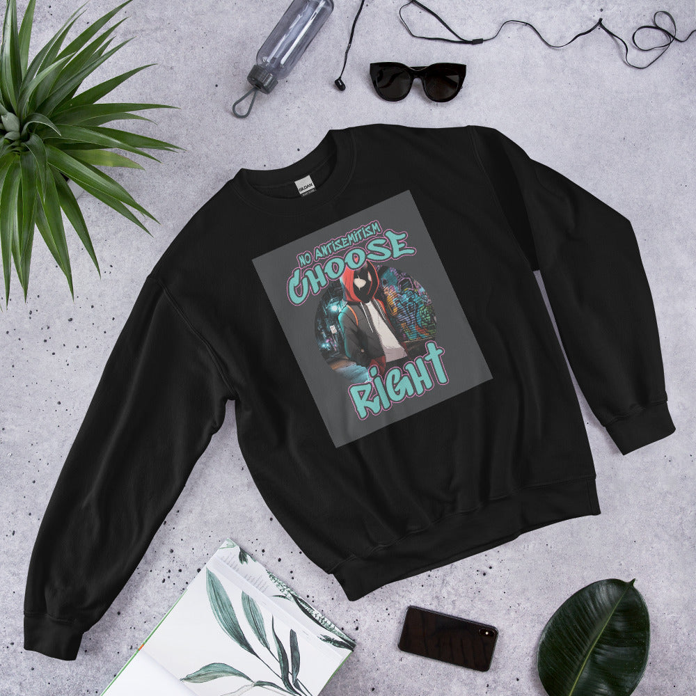 Choose Right | Antisemitism | Unisex Sweatshirt Jouparty