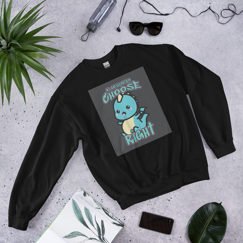 Choose Right | Antisemitism | Unisex Sweatshirt Jouparty