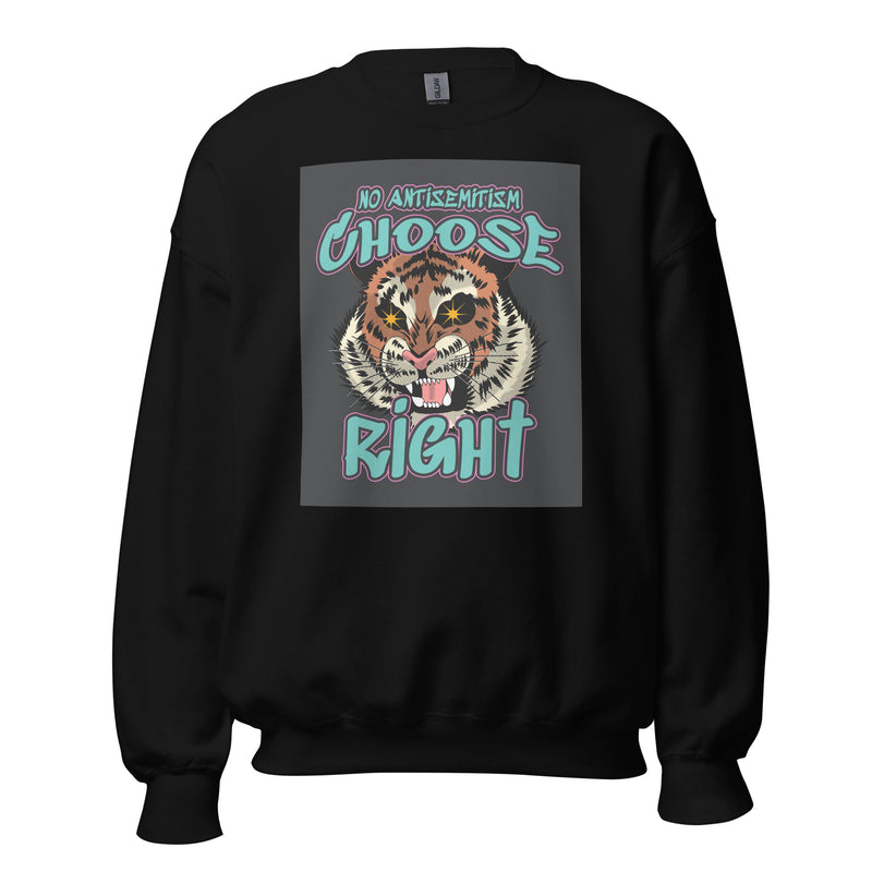 Choose Right | Antisemitism | Unisex Sweatshirt