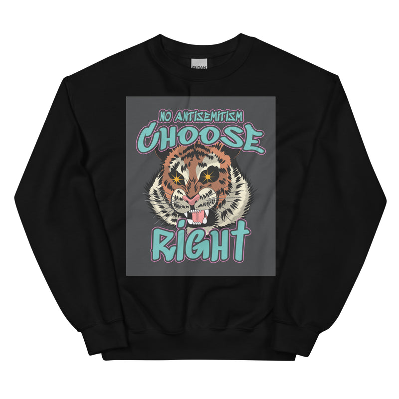 Choose Right | Antisemitism | Unisex Sweatshirt