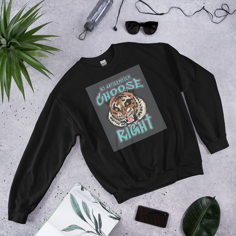 Choose Right | Antisemitism | Unisex Sweatshirt