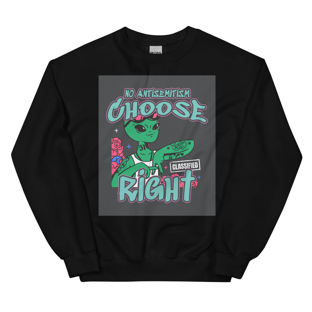 Choose Right | Antisemitism | Unisex Sweatshirt Jouparty