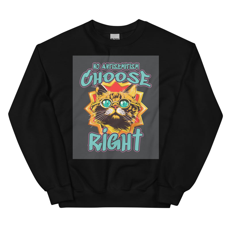 Choose Right | Antisemitism | Unisex Sweatshirt