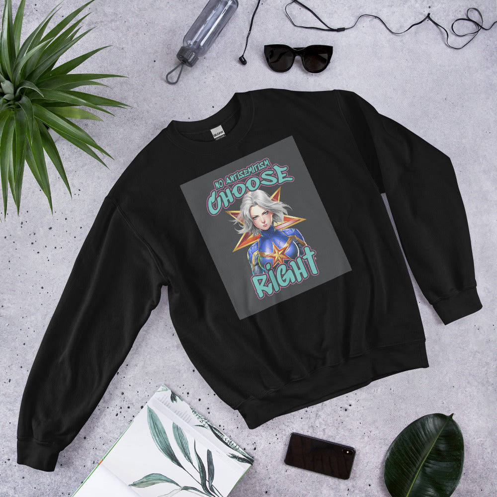 Choose Right | Antisemitism | Unisex Sweatshirt Jouparty